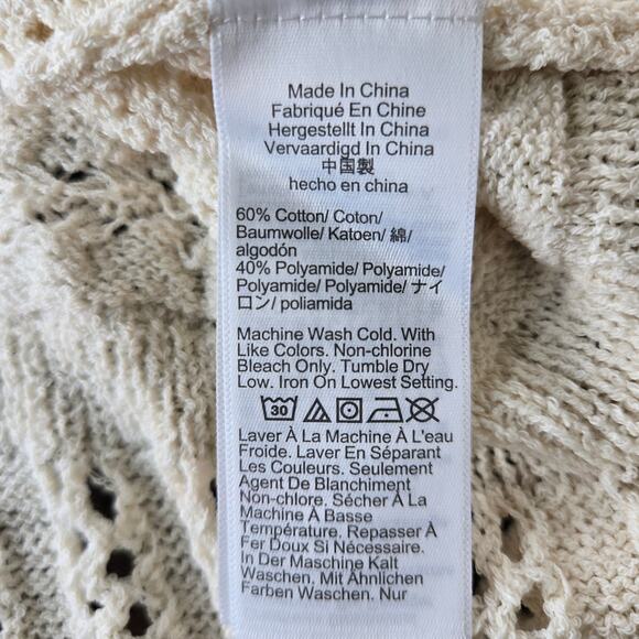 Madewell Scalloped-Trim Sweater Tee Size M NWT - Picture 6 of 6